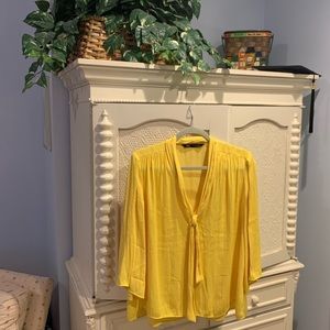 Light and breezy yellow blouse!
